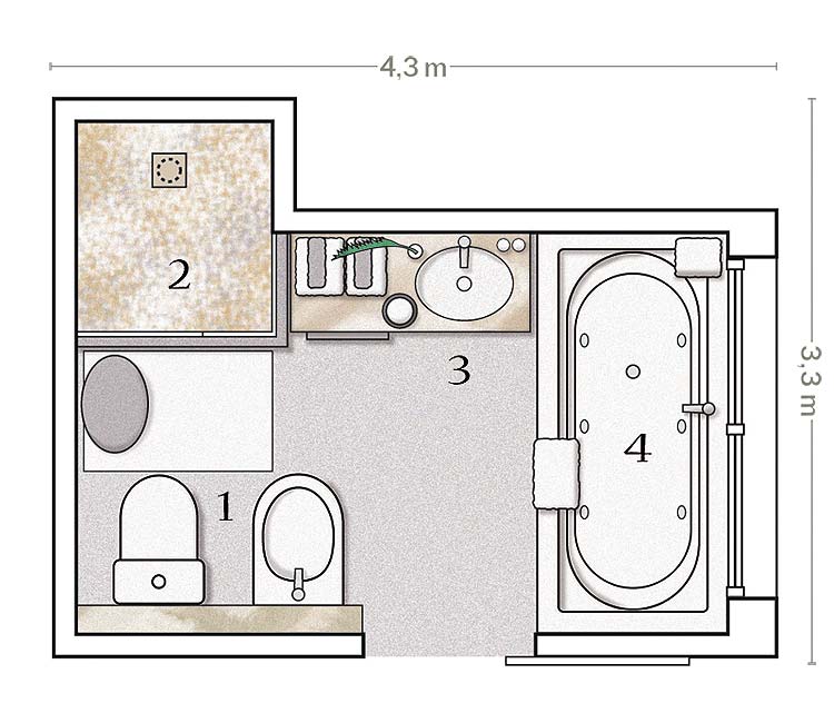 Hogares Frescos: Un Baño Minimalista en Tonos Blancos.