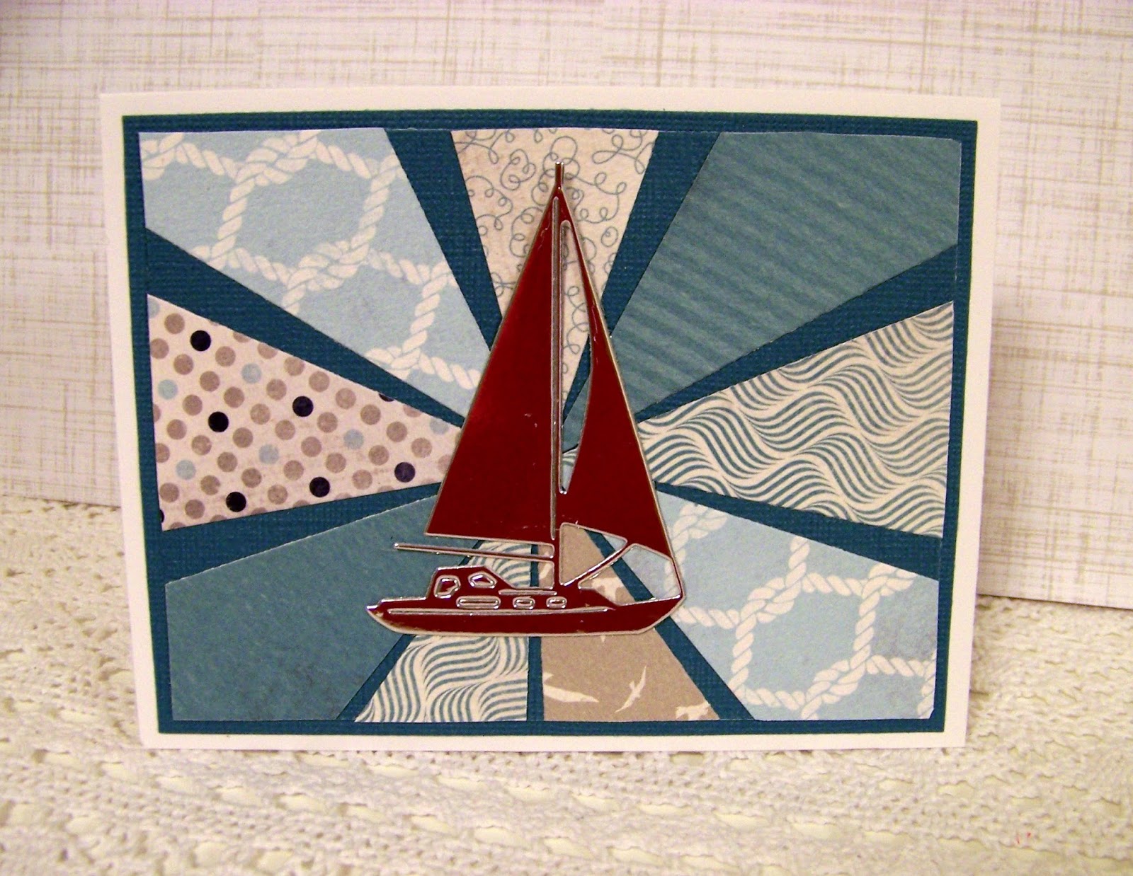 Ann Greenspan's Crafts Just a few Sailboat cards