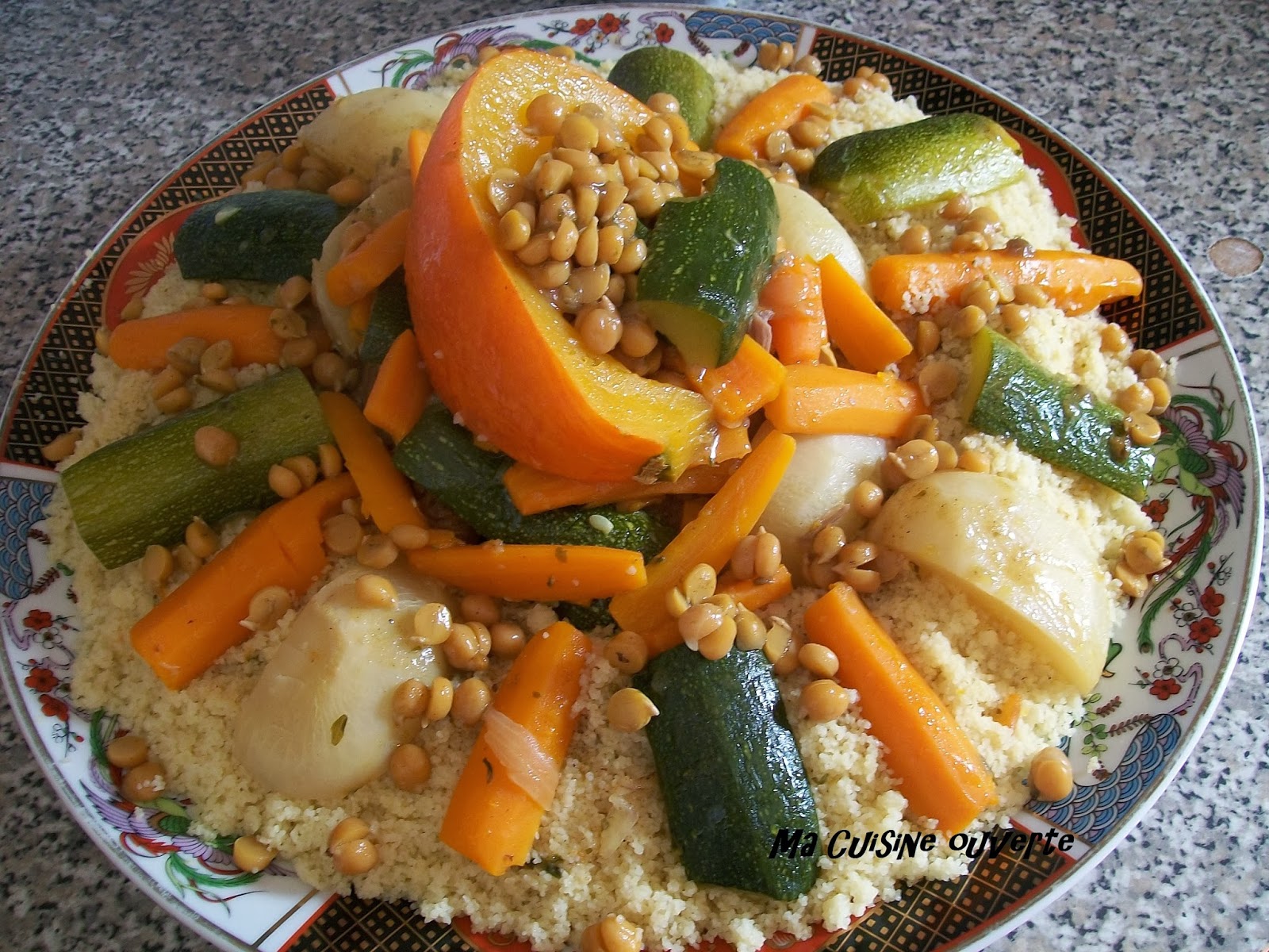 Ma Cuisine ouverte Mon Couscous maison.