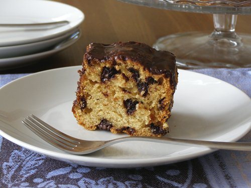 Vegan Chocolate Chip Sour Cream Bundt Cake