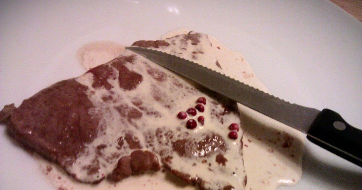 Everything Goes With Toast Pink peppercorn sauce