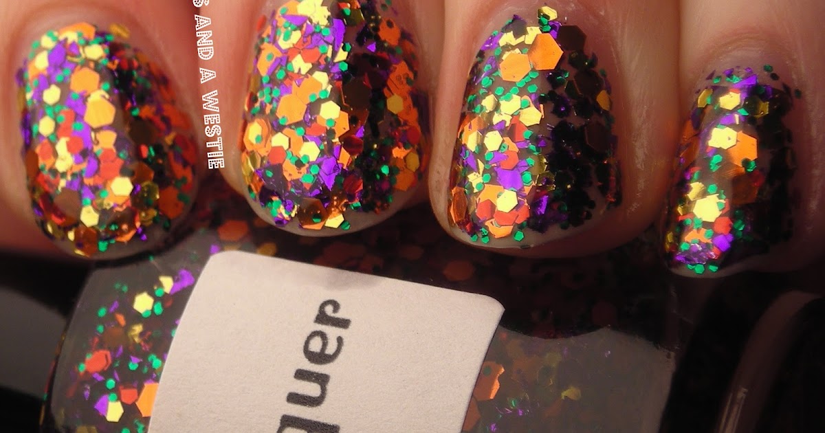 Nails and a Westie Black Cat Lacquer Ice Truck Killer