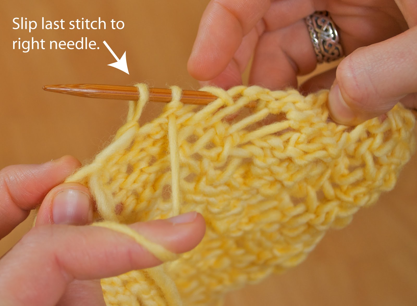 AndreaKnits Attached Lace Edging Tutorial Part 2