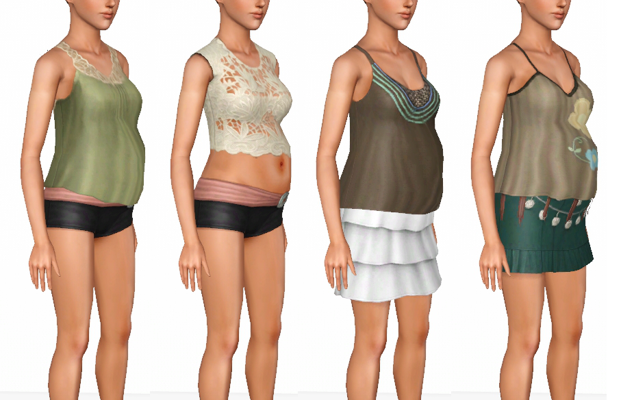 Sims 2 Maternity Default