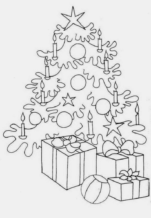 sauvage27: ALBERI DI NATALE - Disegni da colorare (Christmas Trees