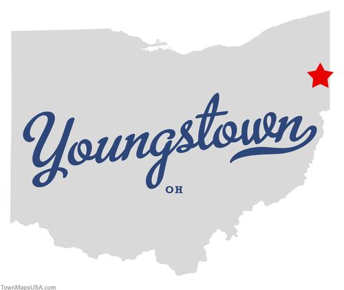 Editable map Youngstown Ohio