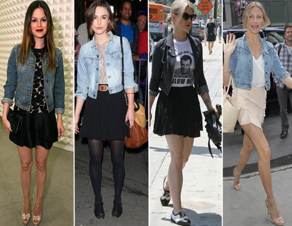 moda com jaqueta jeans