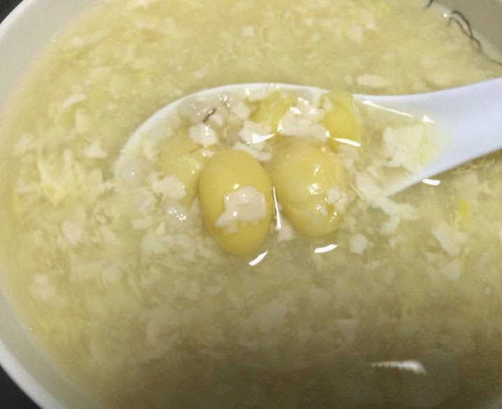 Gingko Barley with Bean curd sheet dessert by Jensie Tan