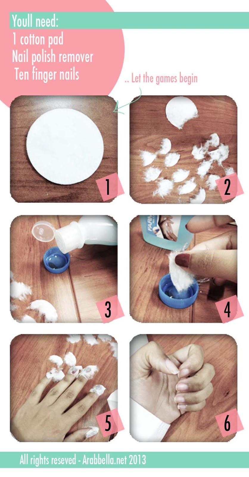 Remove your nail polish with one cotton pad. The Styling Co.