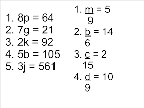 Mrs. White's 6th Grade Math Blog: November 2013