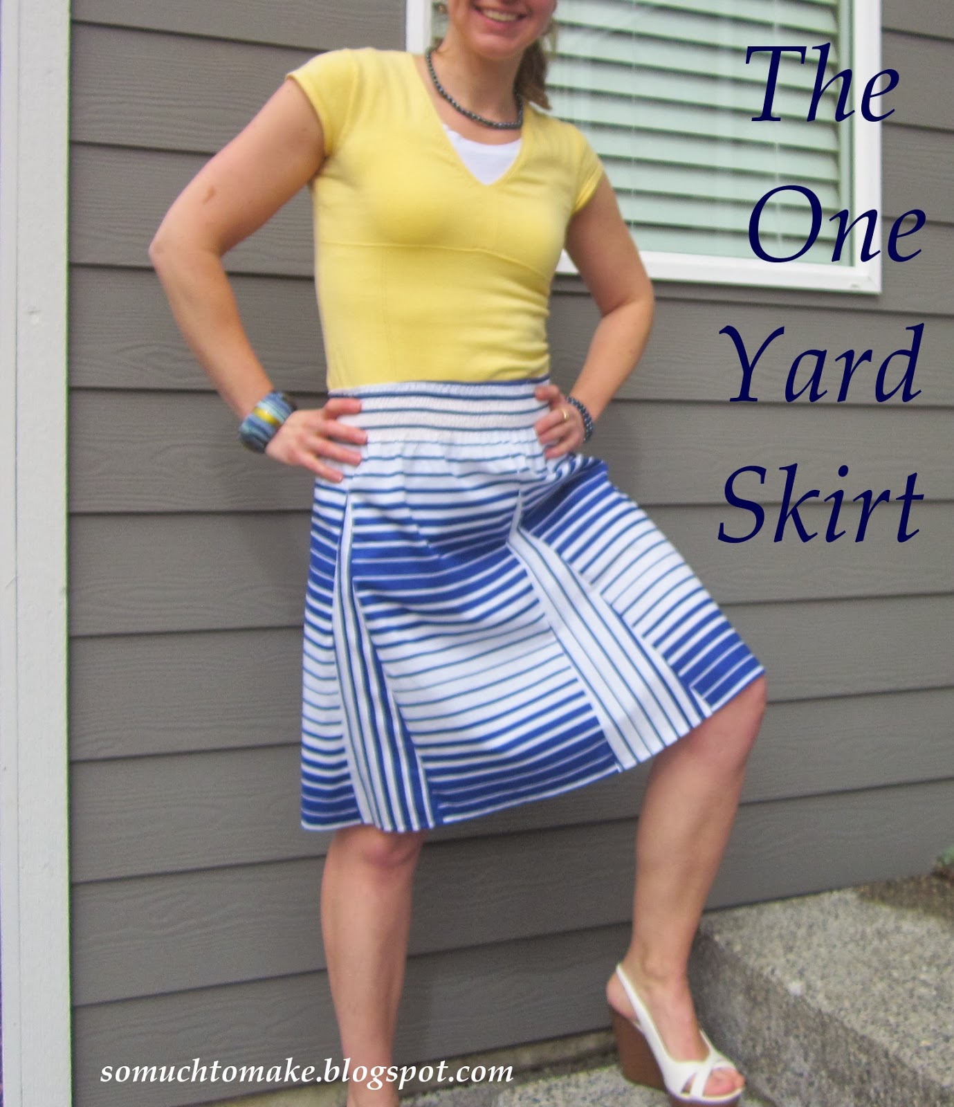 The One Yard Skirt So Much To Make