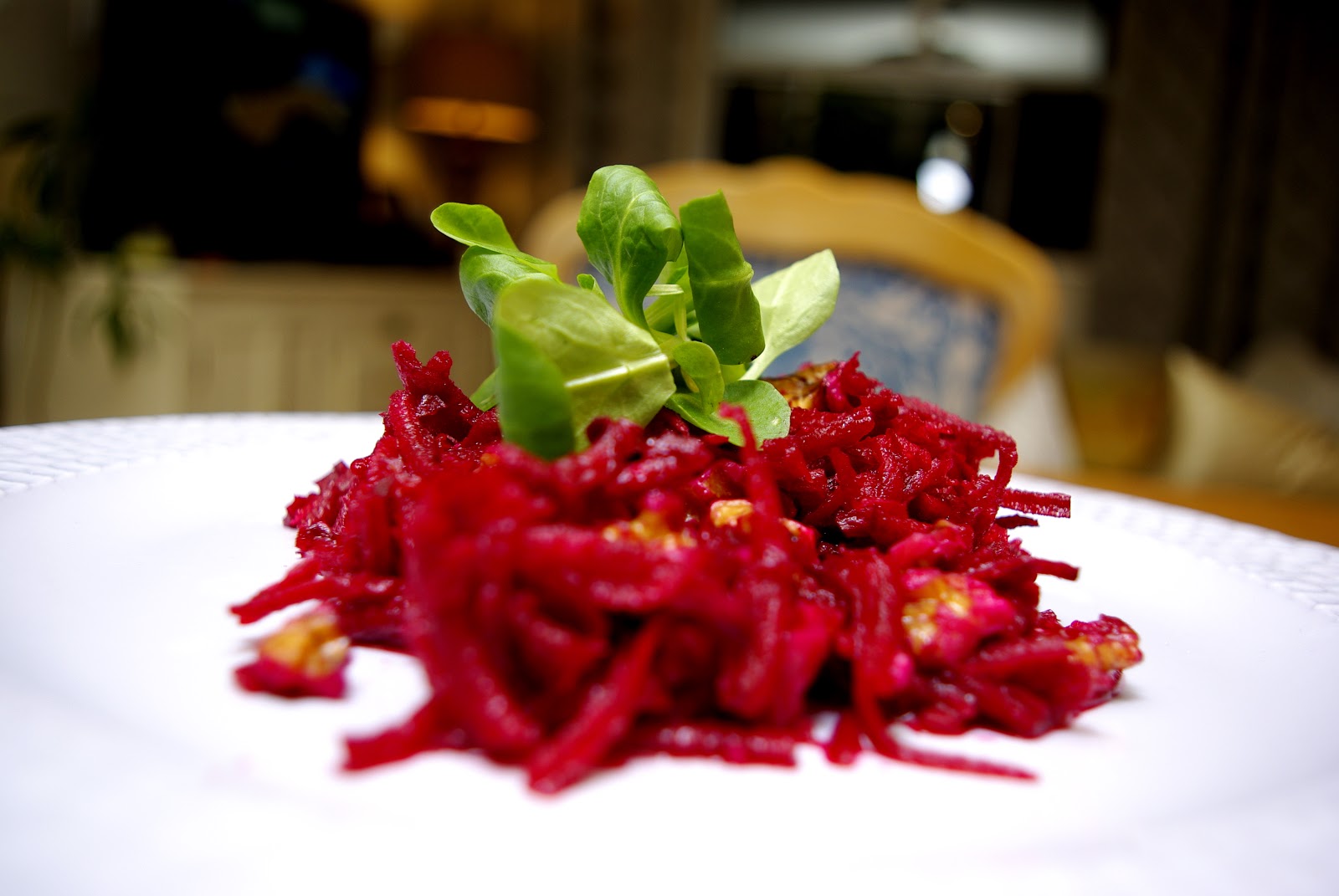 Onion Goggles Shredded beet salad