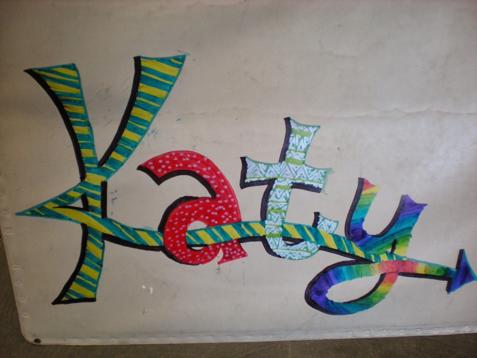 8th Grade Graffiti Lesson