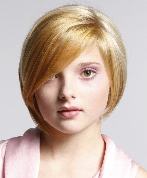 Short Hairstyles Ideas For Teenage Girls With Round Faces Female