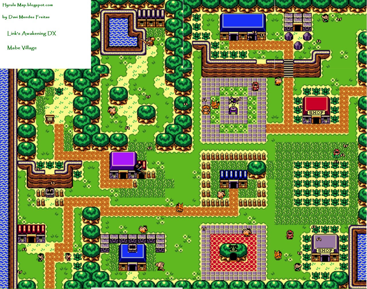 Hyrule Map: Detonando! The Legend of Zelda: Link's Awakening - Parte 1:  Onde fica a Tail Key e onde colocá-la?