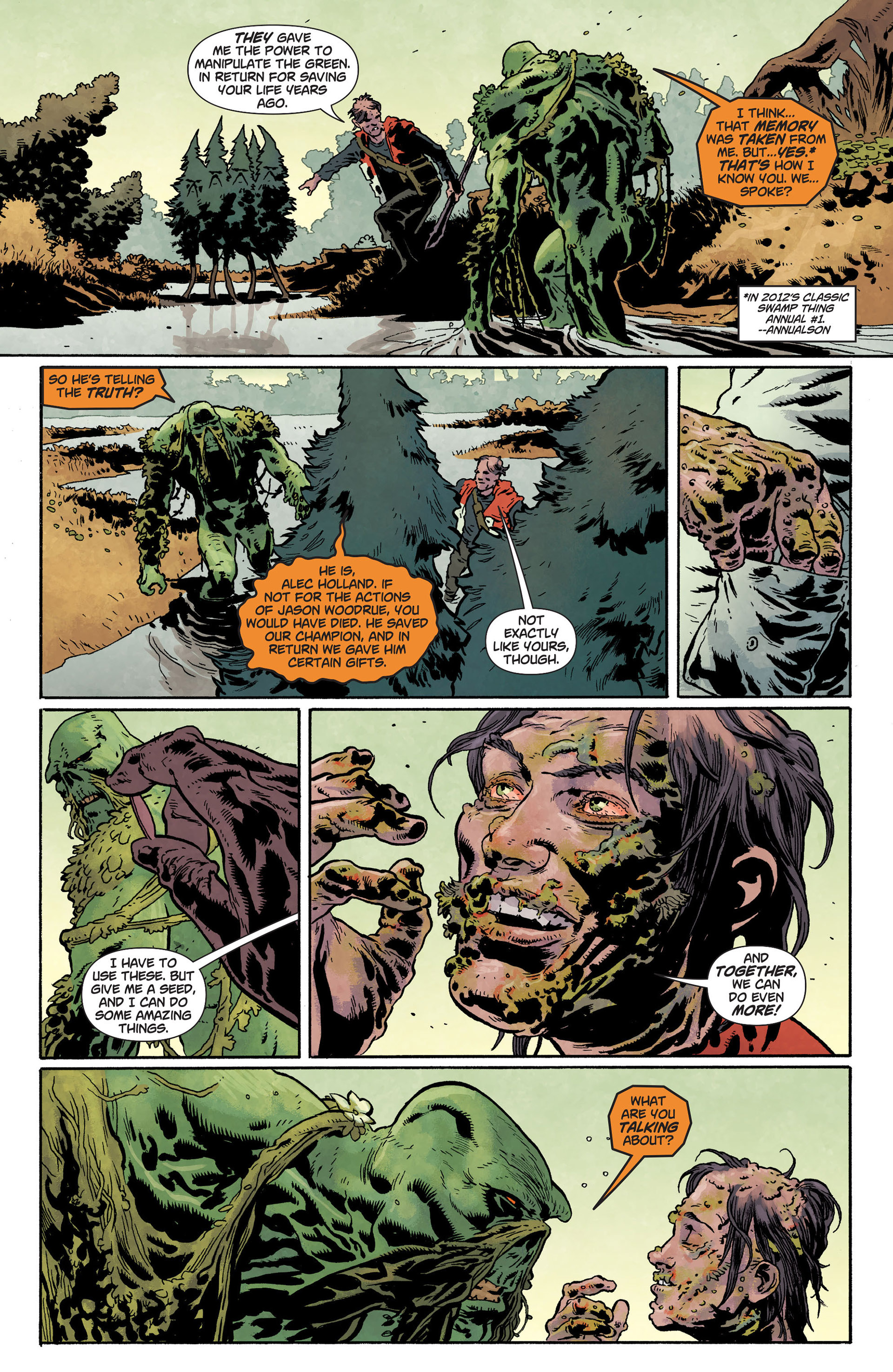 Swamp Thing (2011) 24 Page 10.