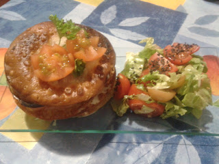 Milhojas Rápidas De Salmón Y Berenjena Con Queso De Rulo