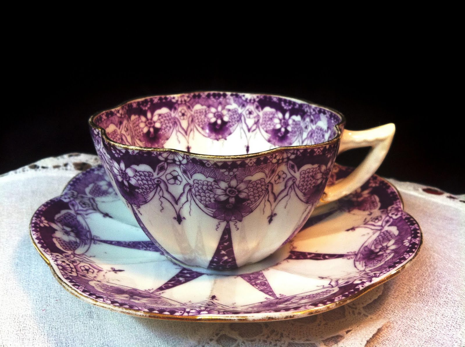 The Cabbage Rose Gallery Tea cups, Tea, Antique tea cups