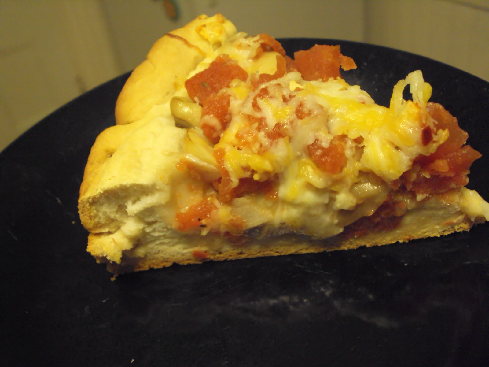 First Comes Baby... My Amazing BiscuitCrust, Deep Dish Pizza!!