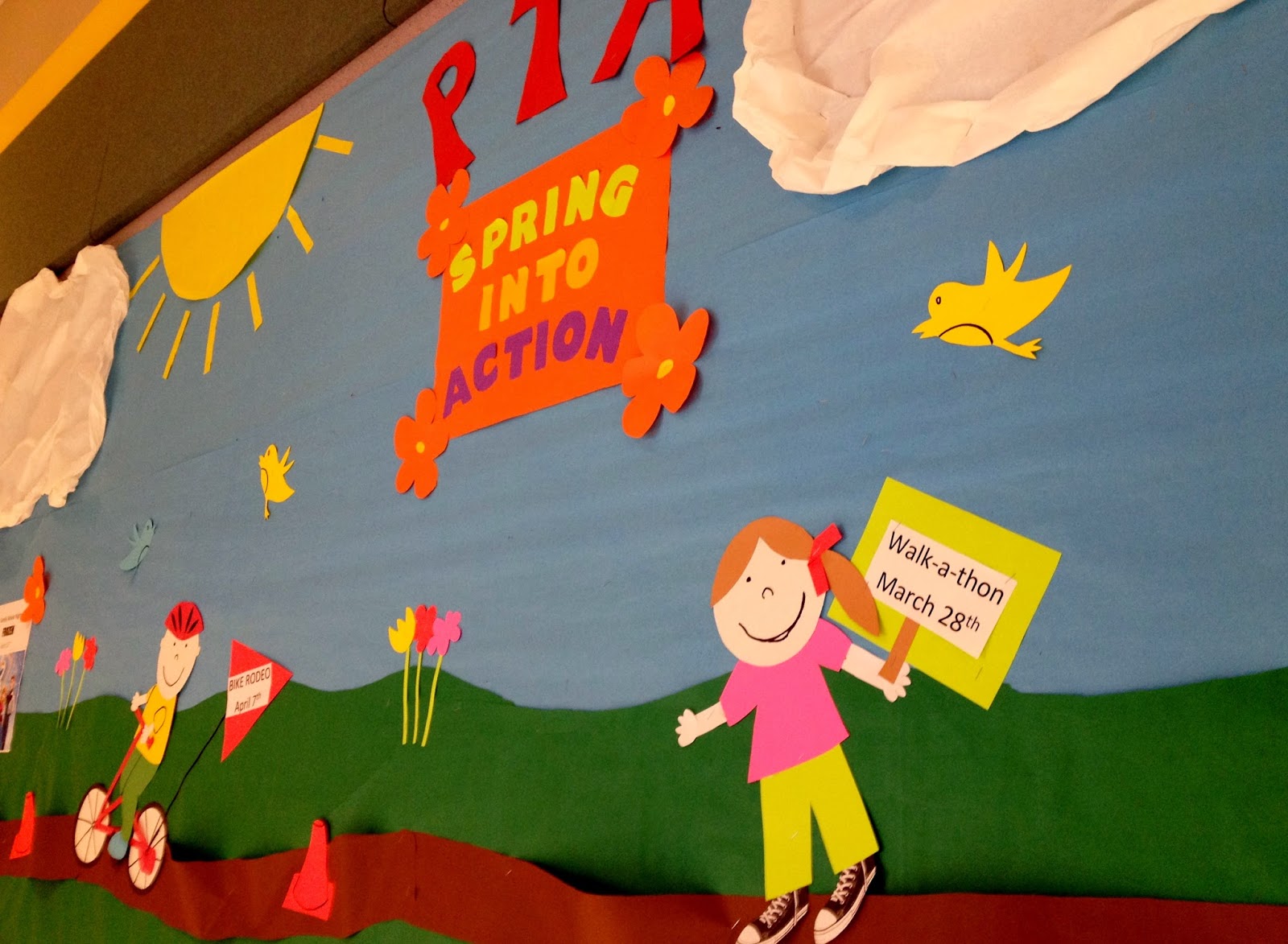 The Decorating Duchess "Spring into Action" Bulletin Board
