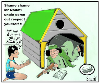 World Wide Cartoons  Qadafi+Times