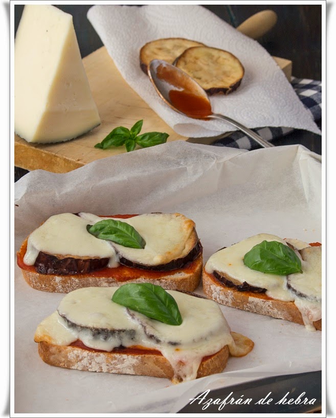 Tosta De Berenjena Y Queso
