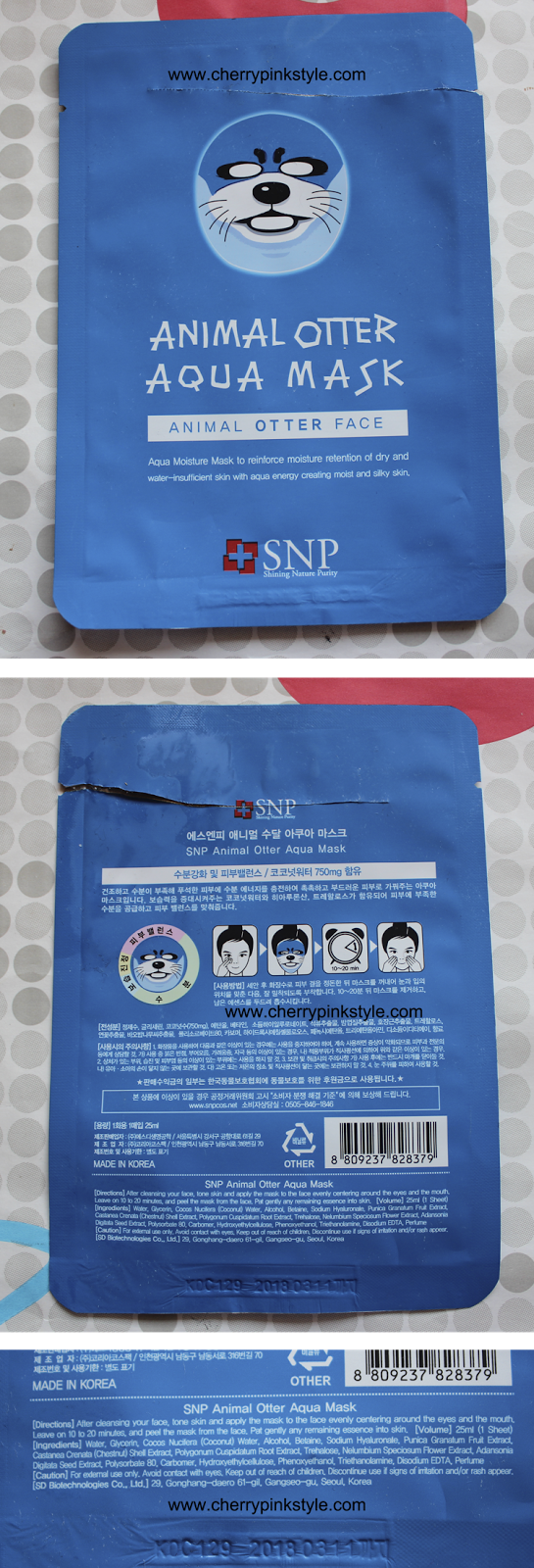 Animal Otter mask SNP SNP Animal Mask