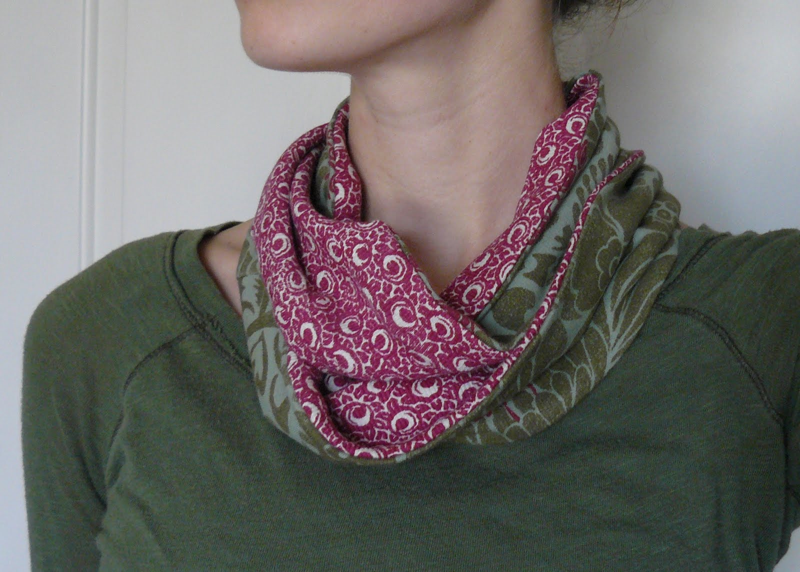 The Woven Home Sewing Projects Infinity Scarf