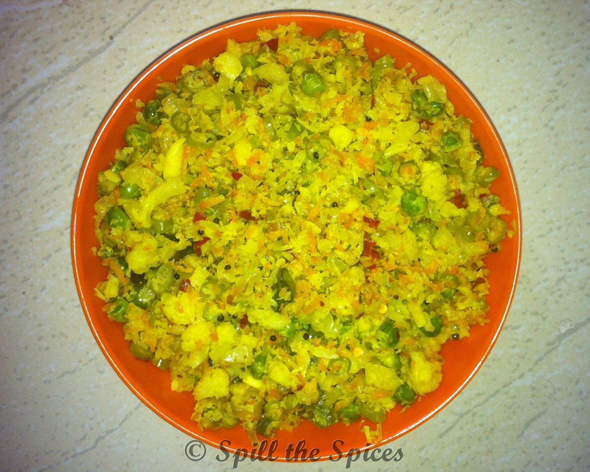 Mixed Vegetable Thoran Spill the Spices
