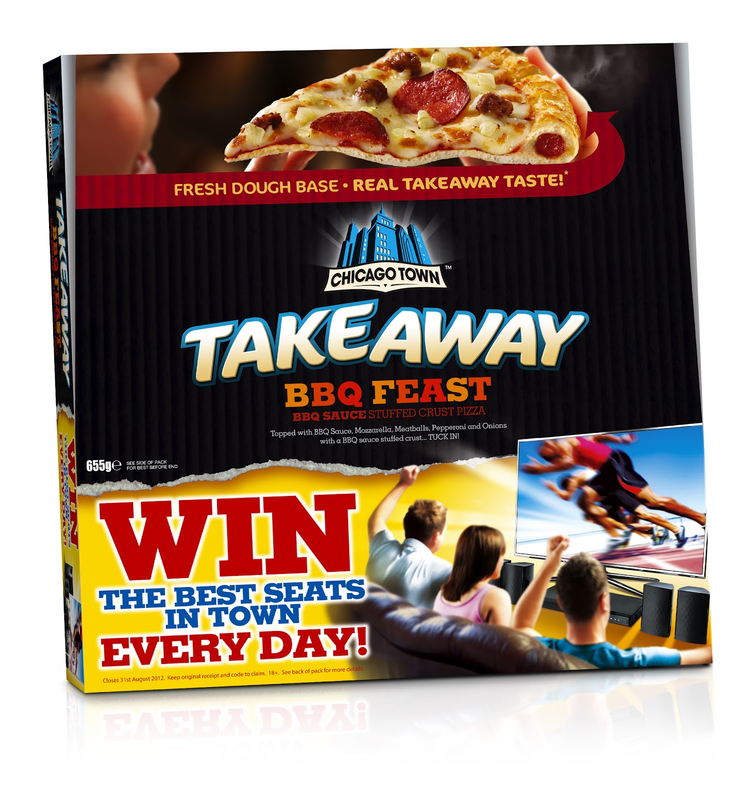 Inside the Wendy House Chicago Town BBQ Feast Pizza