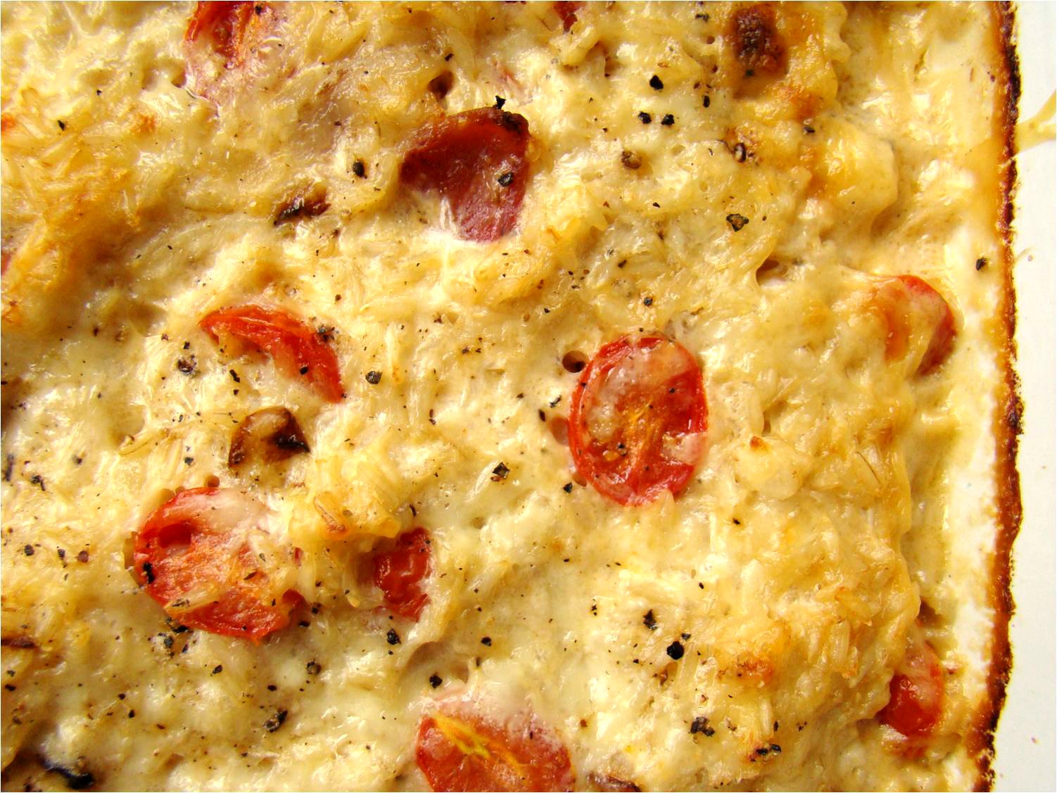 Crab & Asiago rice bake