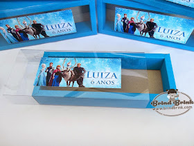 embalagem personalizada Frozen