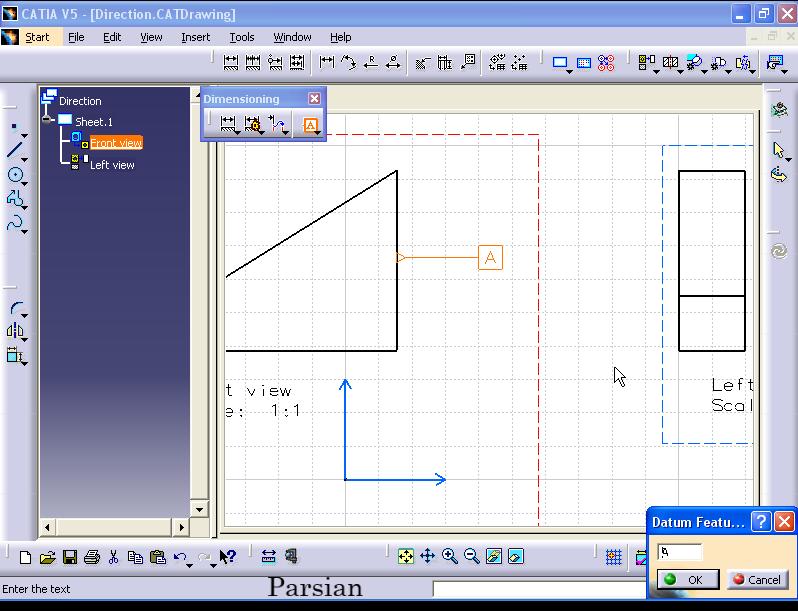 circular runout symbol