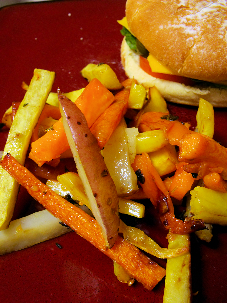Cinnamon Daydream Root Vegetable Fries with Gremolata
