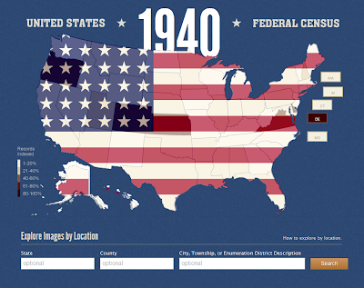 1940 census navigating map states united familysearch