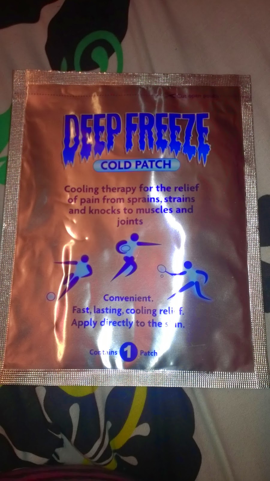 Trials & Tribulations Of A Brummie Mummy Deep Freeze Cold Patch Review
