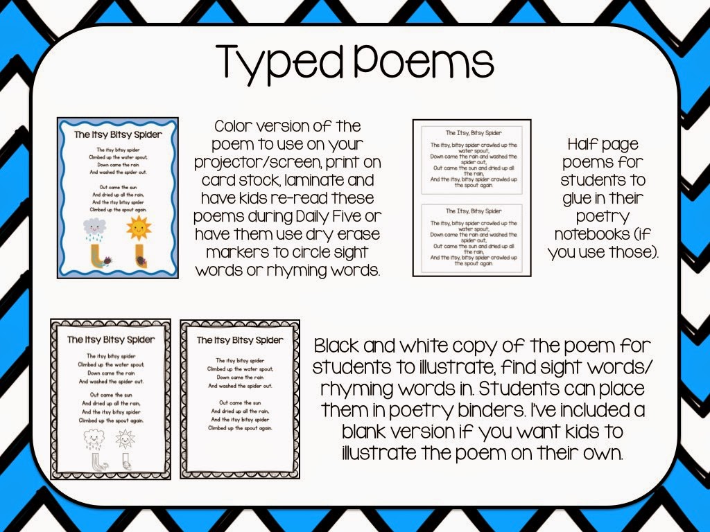 Teachin' Little Texans: Using Poetry in Kindergarten: Why It’s Awesome
