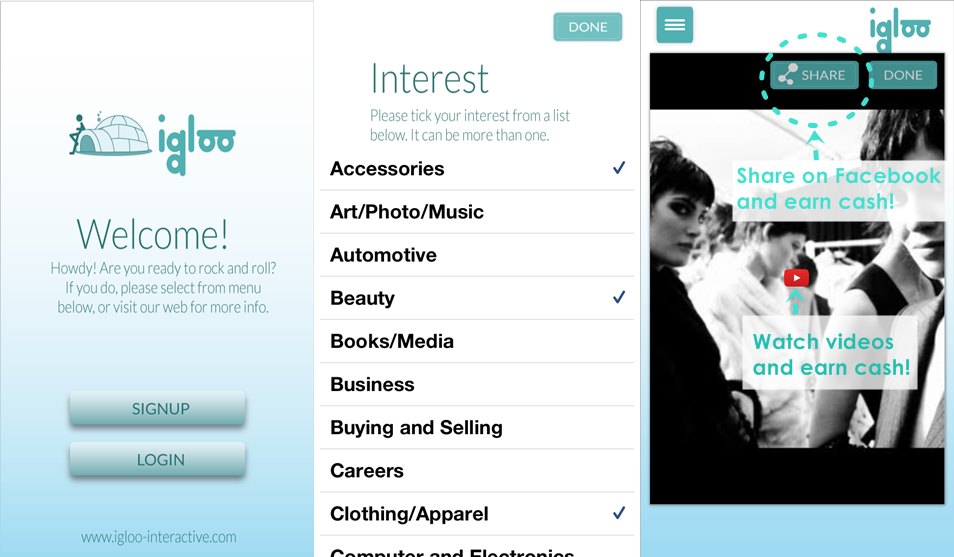IGLOO APP The New & Fun way to earn cash! • Beauty