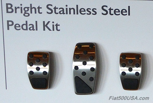 Fiat 500X Stainless Steel Pedal Kit
