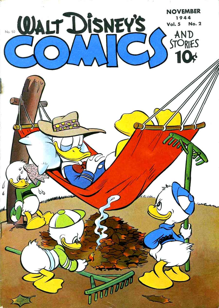 Walt Disney's Comics and Stories 50 Carl Barks art