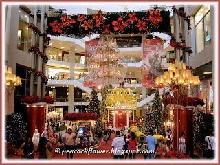 2012 Christmas decorations seen at the atrium of the Pavilion KL shopping mall