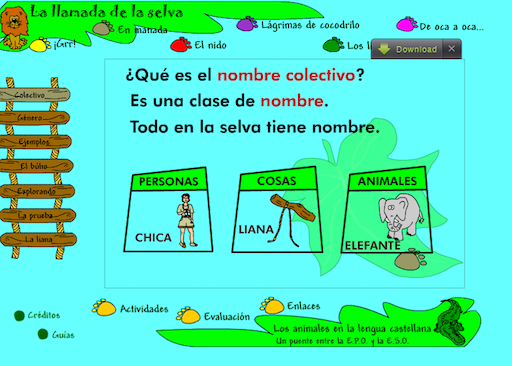 http://ntic.educacion.es/w3/eos/MaterialesEducativos/mem2002/selva_lengua/colectivo.htm