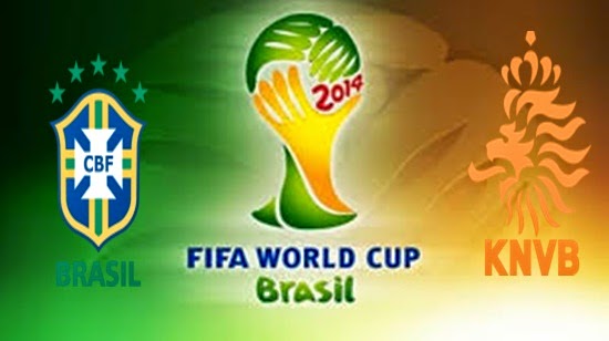 Prediksi Skor FIFA World Cup 2014 Terjitu Brasil vs Belanda jadwal 13 Juli 2014