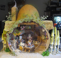 The Kitchen created in a Gourd