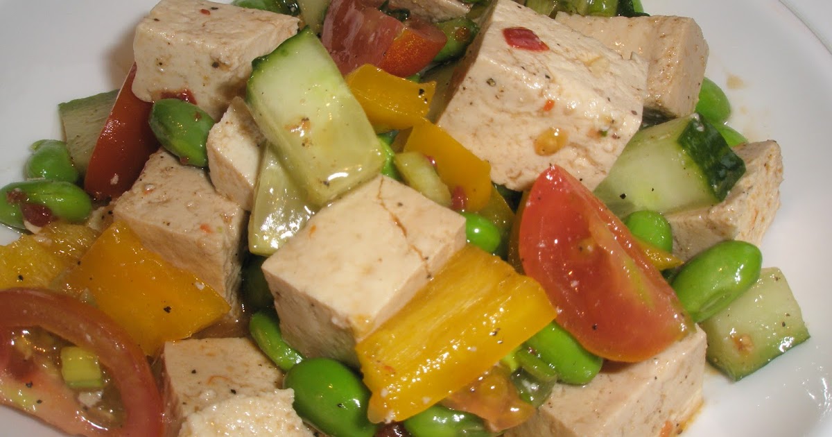 Got it, Cook it Marinated Tofu and Edamame Salad