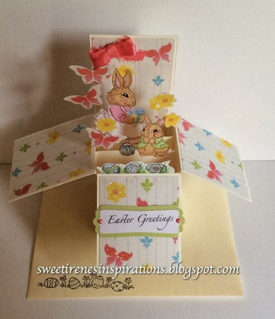 Sweet Irene's Inspirations Easter Pop Up Box Cards