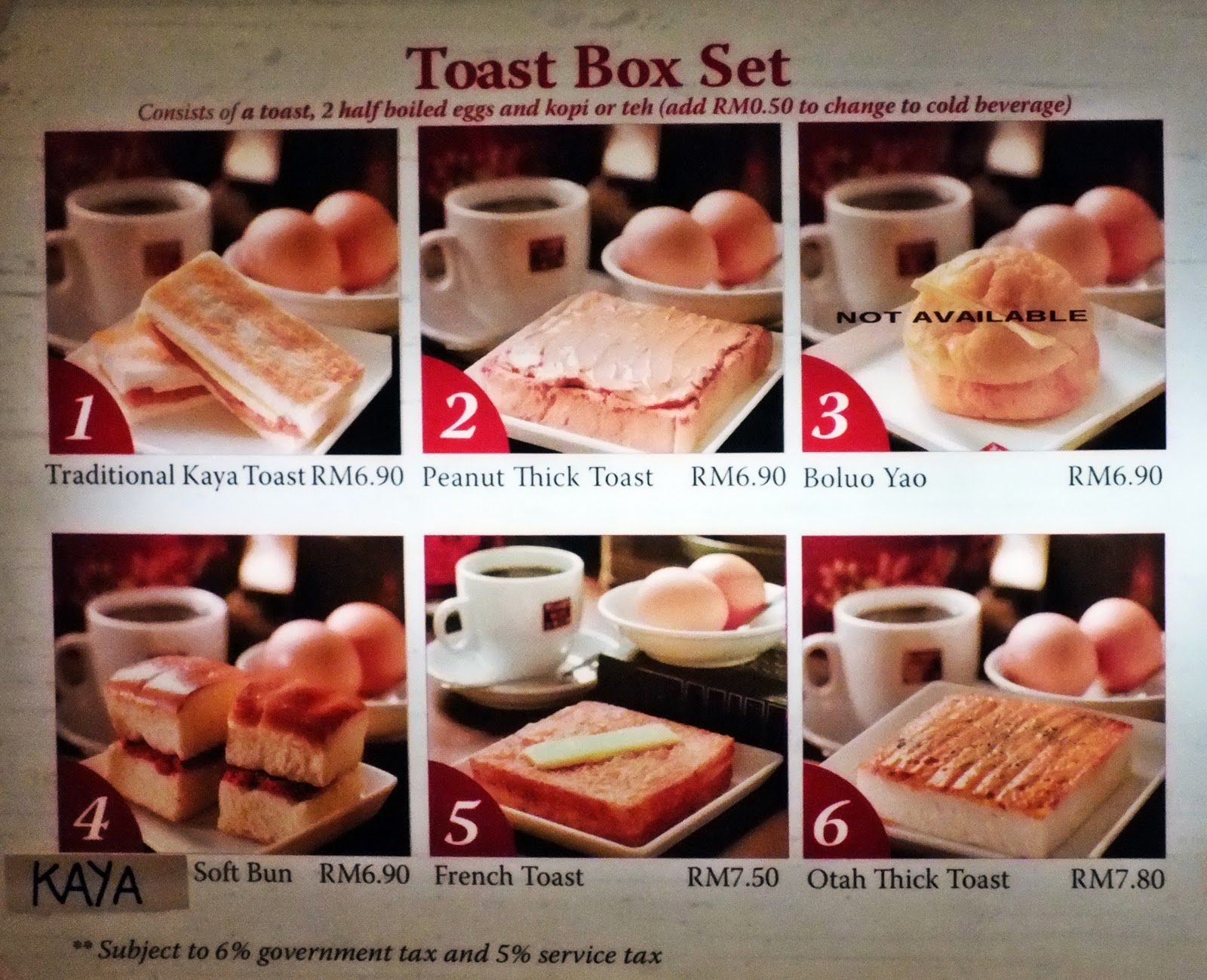 Venoth's Culinary Adventures Toast Box 1 Utama, Petaling Jaya