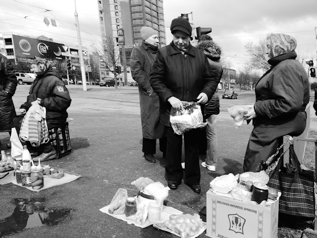 Street sellers - Minsk, Belarus