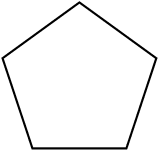 правильный пятиугольник