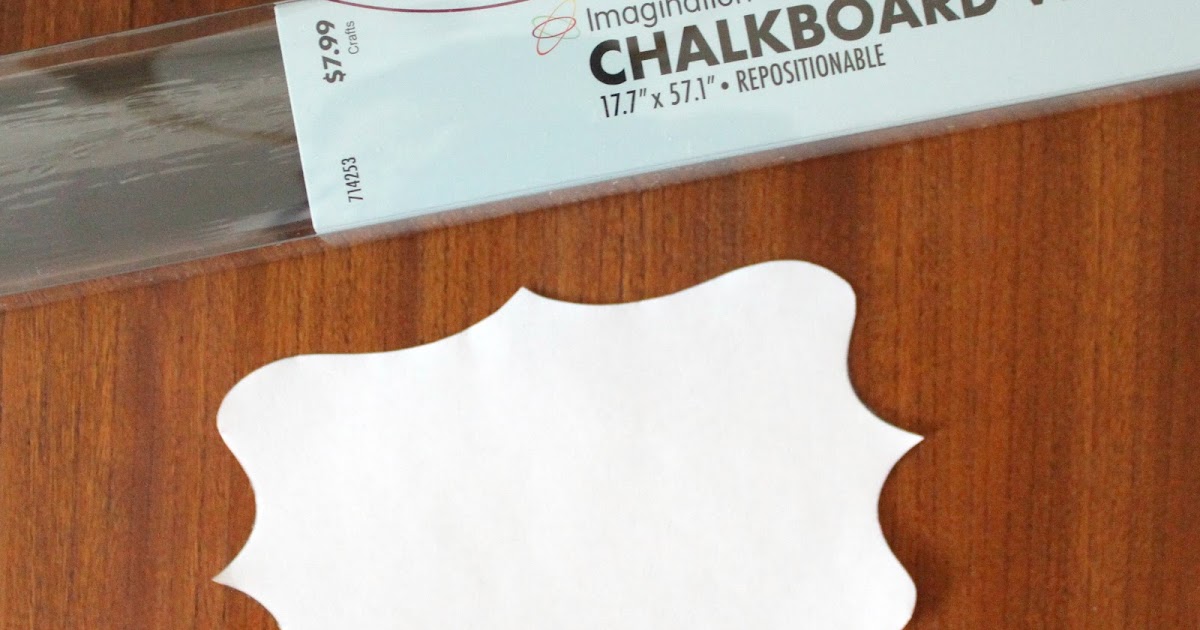 This Girl's Life {make your own chalkboard labels}